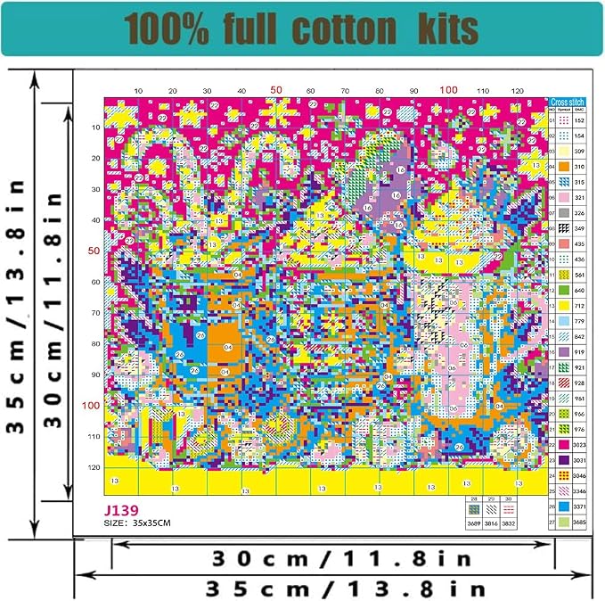 Christmas Stamped Cross Stitch Kits - Image 6