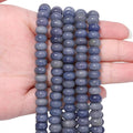 Songxi 5x8mm Natural Blue Aventurine Stone Rondelle Beads, Gemstone by SongXi