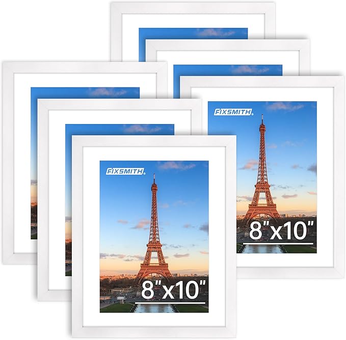 FIXSMITH 8x10 Picture Frame Bulk-6 Pack, Photo Frame by FIXSMITH