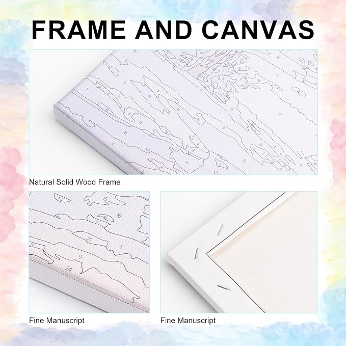 Yezavesu Framed Paint by Numbers Kit - Image 5
