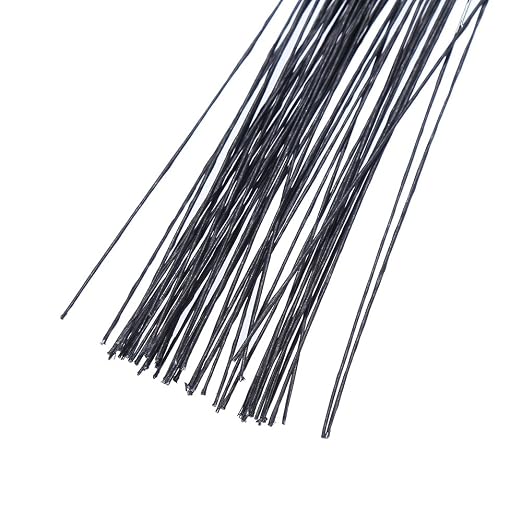 Decora 26 Gauge Black Floral Wire 16 inch, 50/Package - Image 2