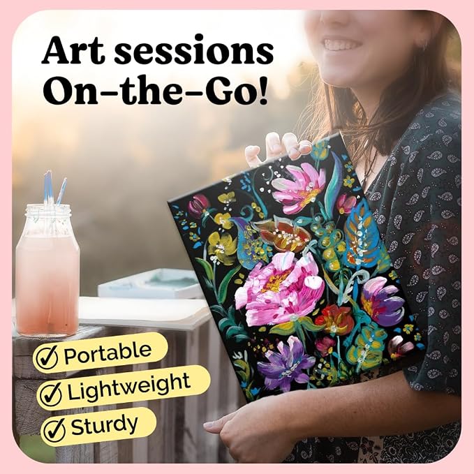 Chalkola Black Canvas for Painting - Image 6