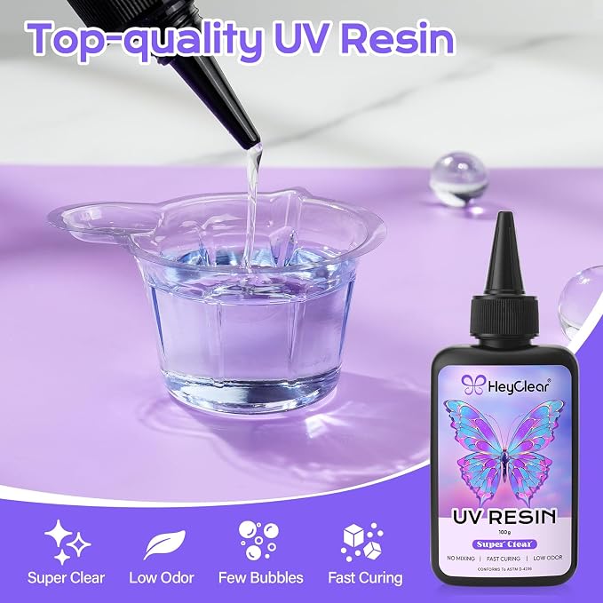 HeyClear UV Resin Molds Jewelry Making Kit - Image 5