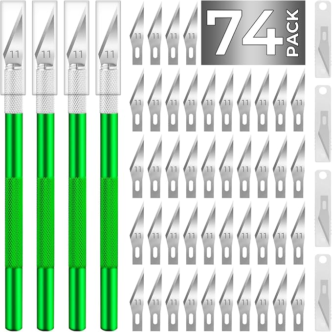 JTIEO Exacto Knife, Hobby Knife, 74 Pack by JTIEO