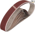 HARFINGTON 1 x 42 Inch Sanding Belts, 12 Pcs 60 Grits Aluminum Oxide Abrasive Belt Sander File Belt for Woodworking, Metal Polishing, Knife Sharpener