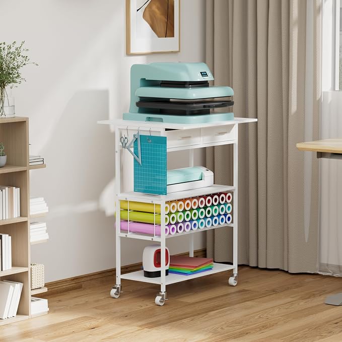 Homsorout Movable Heat Press Table - Image 8
