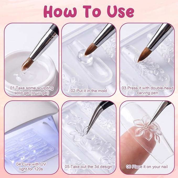 3D Silicone Nail Molds - Image 5