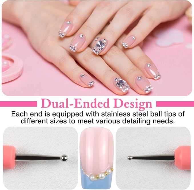 5-Piece Pattern Tracing & Embossing Stylus Set – Dual-Ended Ball Tip Tools - Image 3