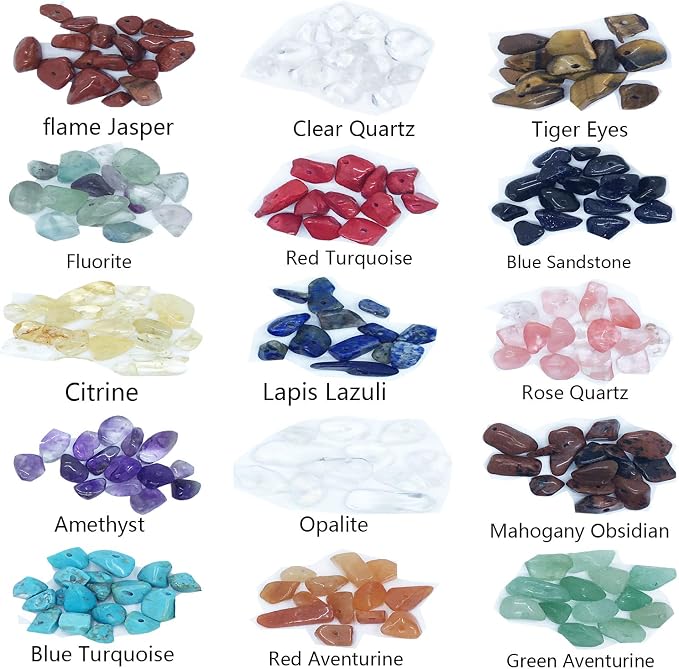 Gemstone Beads Natural Irregular Shaped Stone Chips Crystal Energy Healing Power - Image 2