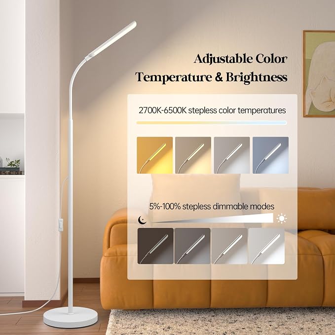 Aisutha LED Floor Lamp, 18W Super Bright Floor Lamp - Image 3