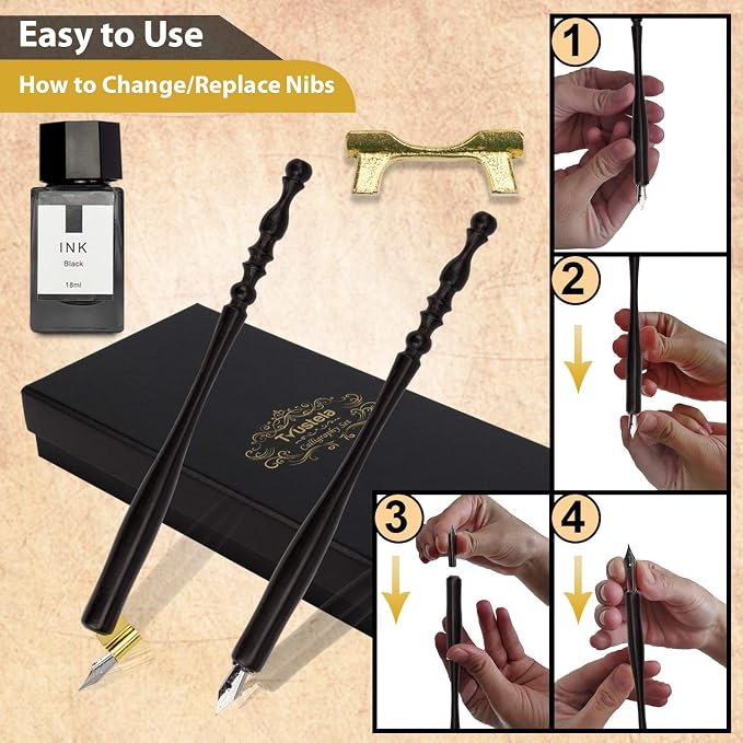 Calligraphy Set for Beginners, Dip Pen Set - Image 3