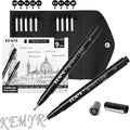 KEMYR 9 Micro Fine liner Drawing Art Pens Calligraphy Pens: 0.05mm-BR Size by Kemyr