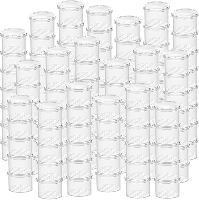 Coopay 120 Pieces Bug Jars Critter Insect Cage Magnifying Insect Box Bug by Coopay