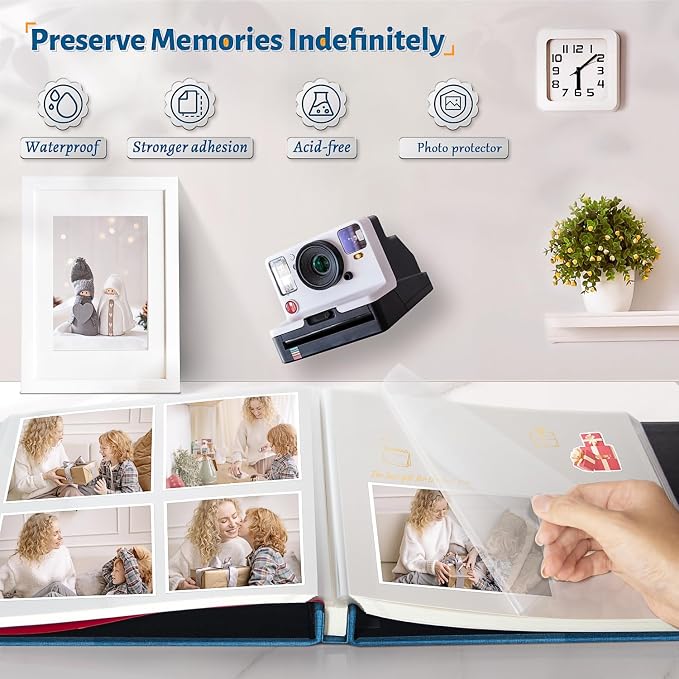 Artfeel Photo Album Self Adhesive Scrapbook, Large Photo Book - Image 2