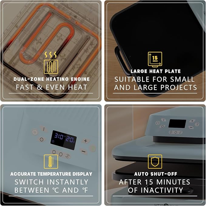 HTVRONT Auto Heat Press Machine - Image 2