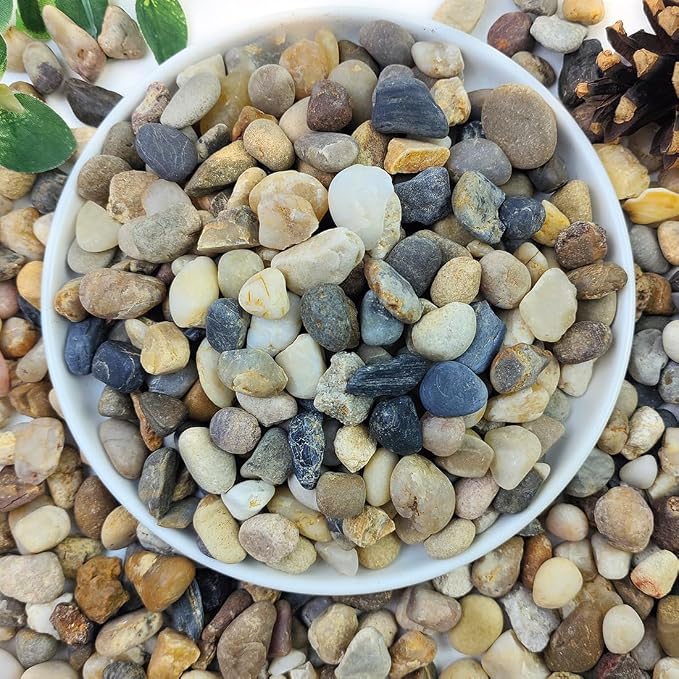 YISZM 20lbs Natural River Rocks by YISZM-ForYourNaturalLife