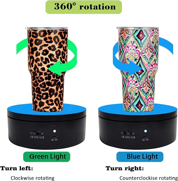 YVV Motorized Rotating Display Stand, Turner Cup Platform - Image 5