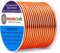 Mandala Crafts 12 Gauge Burnt Orange Anodized Aluminum Craft Wire, 60 FT | by MandalaCrafts