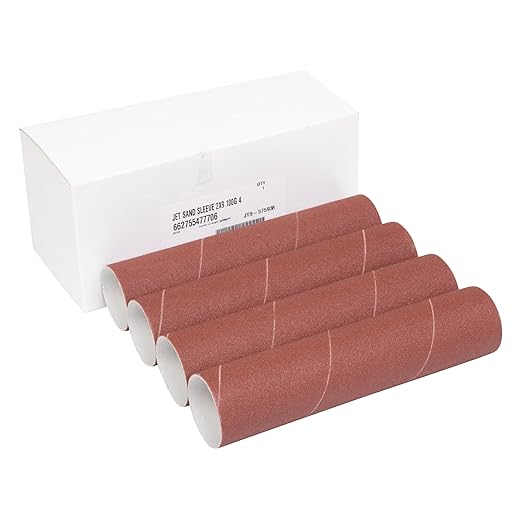 JET 2" x 9" Sanding Sleeves, 100 Grit (575938)