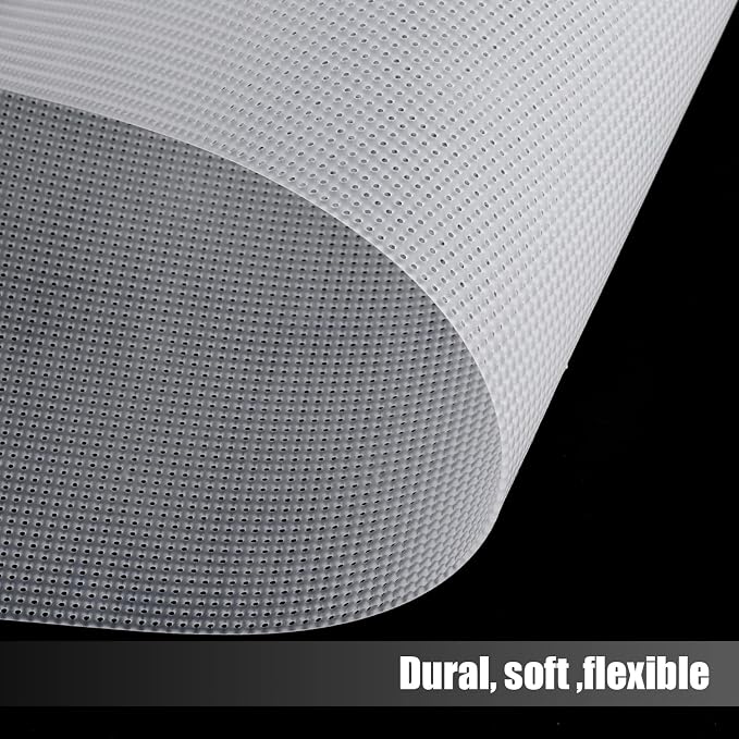 6pcs Plastic Mesh Canvas Sheets, 14 CT Clear - Image 4