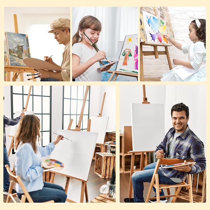 Canvas for Painting, 64 Pack Multi-Size Painting Canvas Board Art Supplies for - Image 7