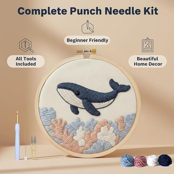 Punch Needle Kits For Adults Beginner, Punch Needle Starter Kit Easy, - Image 2