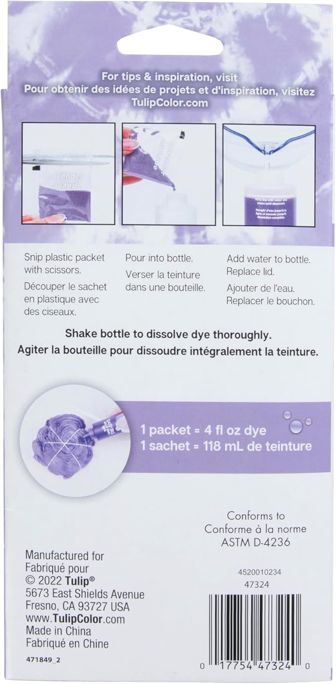 Tulip One-Step Tie-Dye Kit, 3 Fabric Dye Refill Packs - Image 6