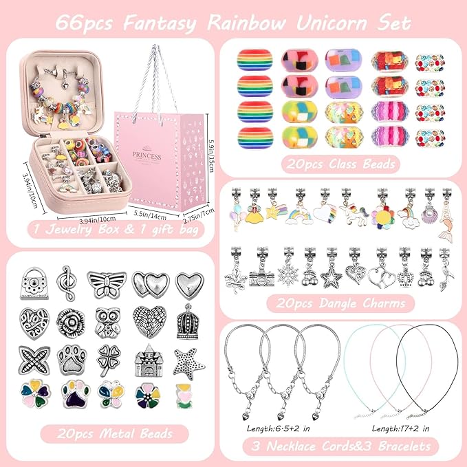 UFU Charm Bracelet Making Kit, Jewelry Making Kit Craft Gift - Image 4