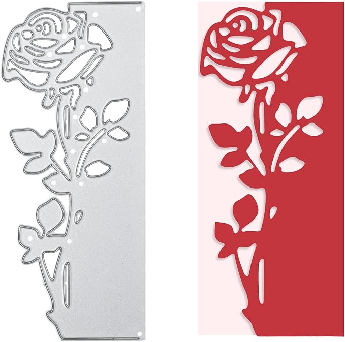 Patelai 6 Pcs Die Cuts for Card Making Metal Die Cut Flower Butterfly Lace Bird - Image 4