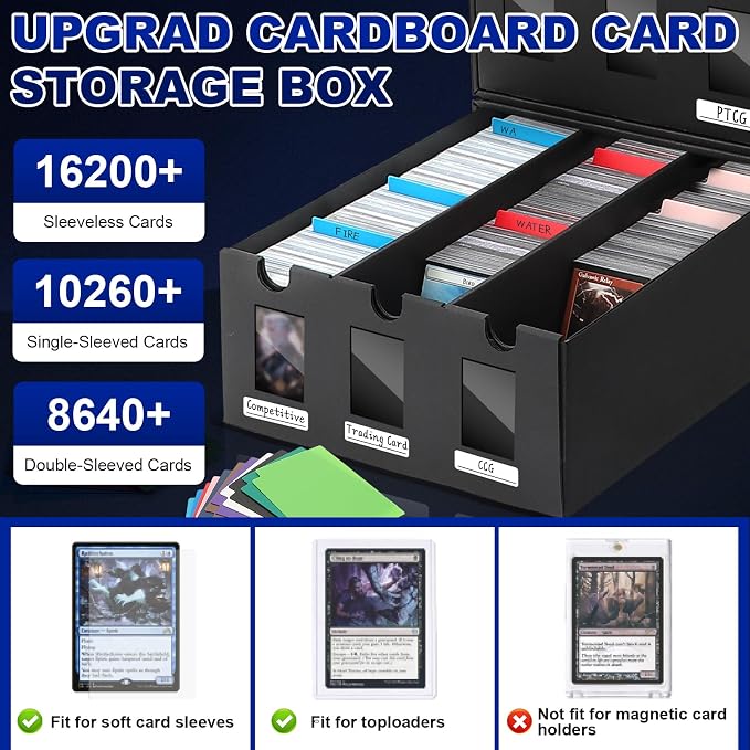 AOBOPLE Card Storage Box, 18000+ Cardboard Card Boxes - Image 3