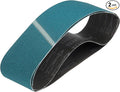 HARFINGTON 6 x 48 Inch Sanding Belts, 2 Pcs 100 Grit Zirconia Abrasive Belt Sander File Belt for Woodworking, Metal Polishing, Knife Sharpener