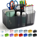 Multiuse Caddy Organizer with Handle, Portable Plastic Tote Bin by AOZITA
