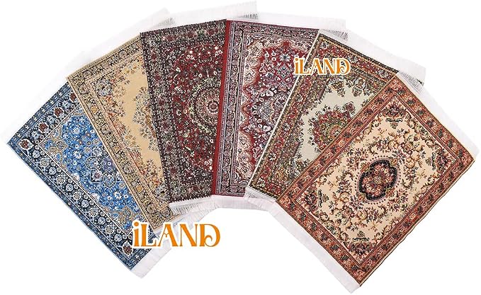 iLAND Miniature Dollhouse Accessories of Carpet - Image 7