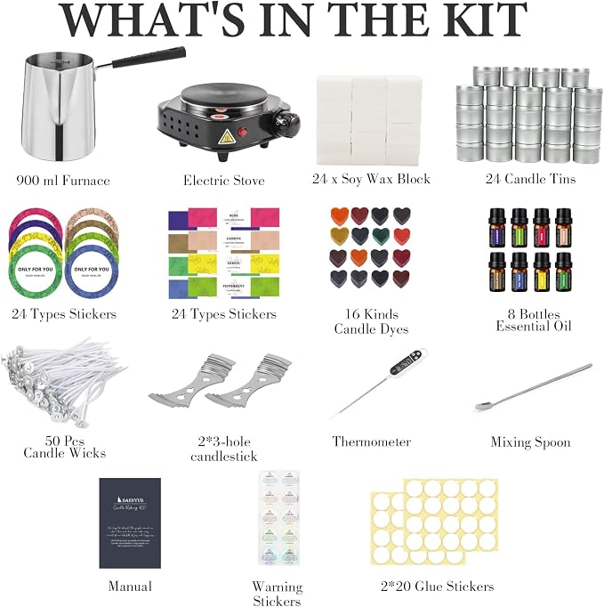 SAEUYVBCandle Making Kit, Candle Making Kit - Image 2