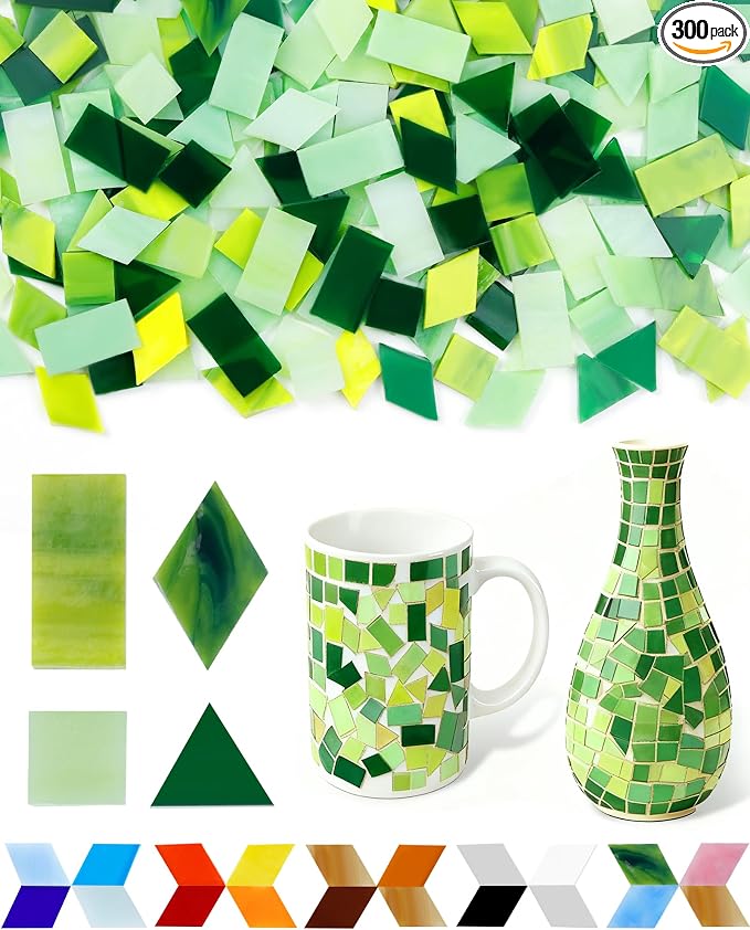 FIVEIZERO 260g Glass Mosaic Tiles by FIVEIZERO