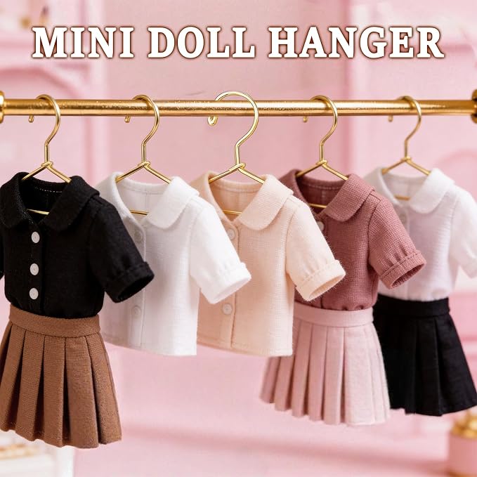 30Pcs Doll Clothes Hangers, Mini Hangers - Image 7