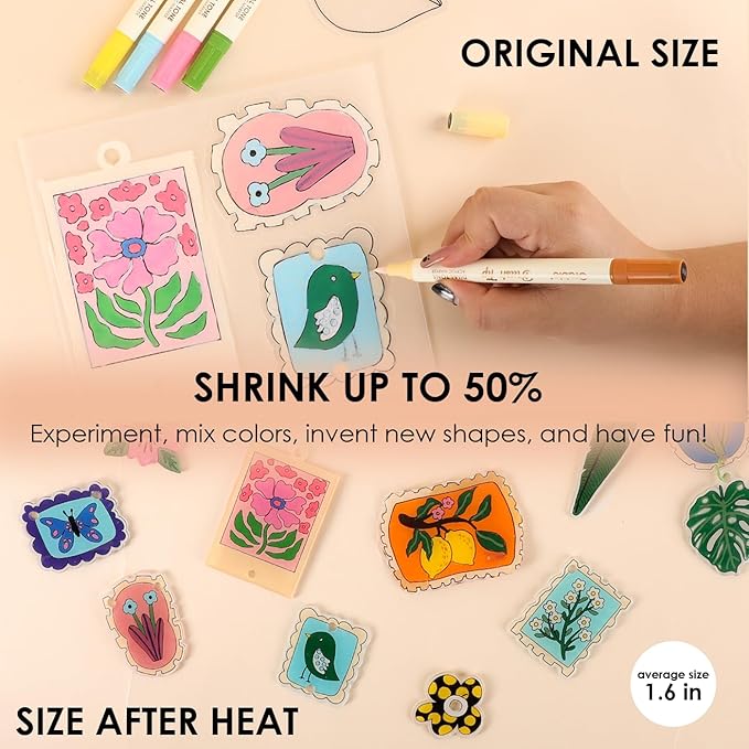 Grabie DIY Shrink Art Craft Kit Jewelry Making Kit - Image 5