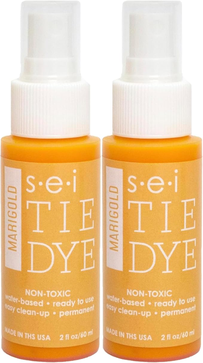 S.E.I. Marigold Tie Dye Spray Bottle: 2oz. Non Toxic Fabric Dye Spray, DIY by SEI