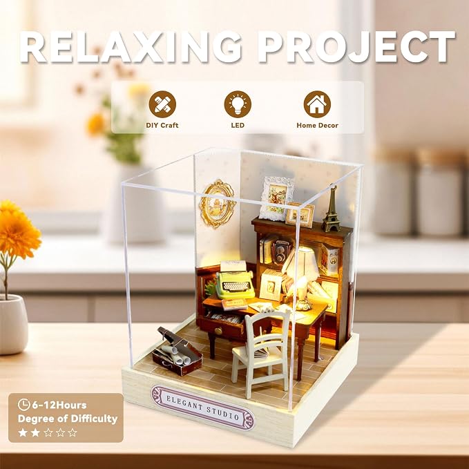 Flever Dollhouse Miniature DIY House Kit Creative Room - Image 3