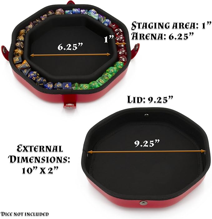 CASEMATIX Dice Tray and Dice Storage Case - Image 9