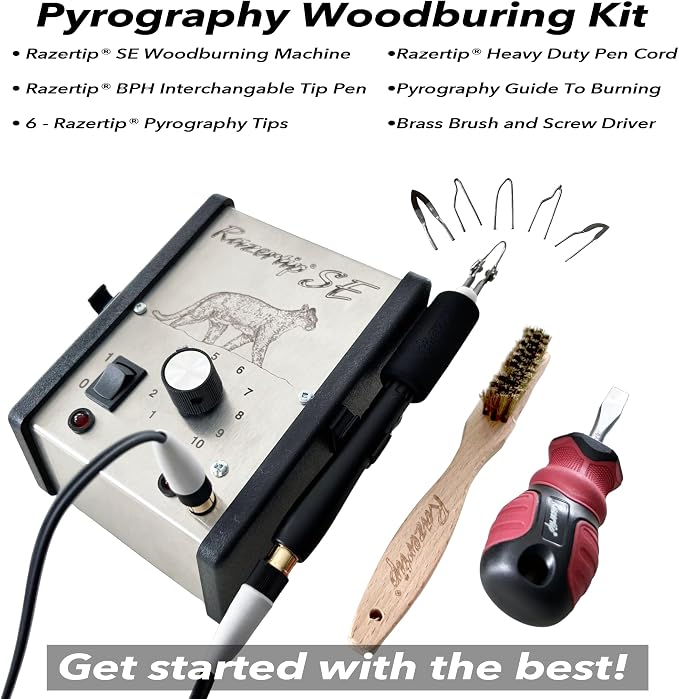 SE Pyrography Wood Burning Kit - Image 2