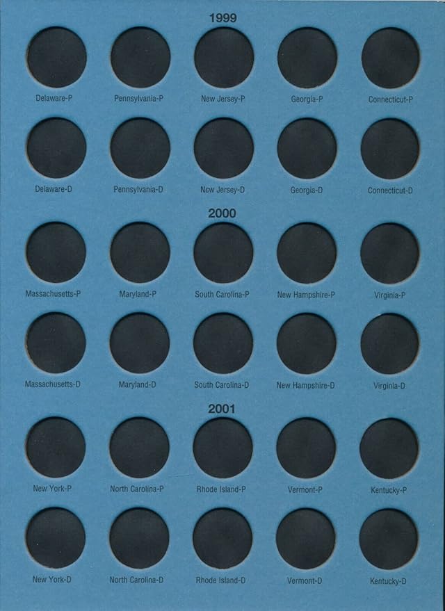Whitman US Washington Statehood Quarter Coin Deluxe Edition Folder Full Series - Image 2