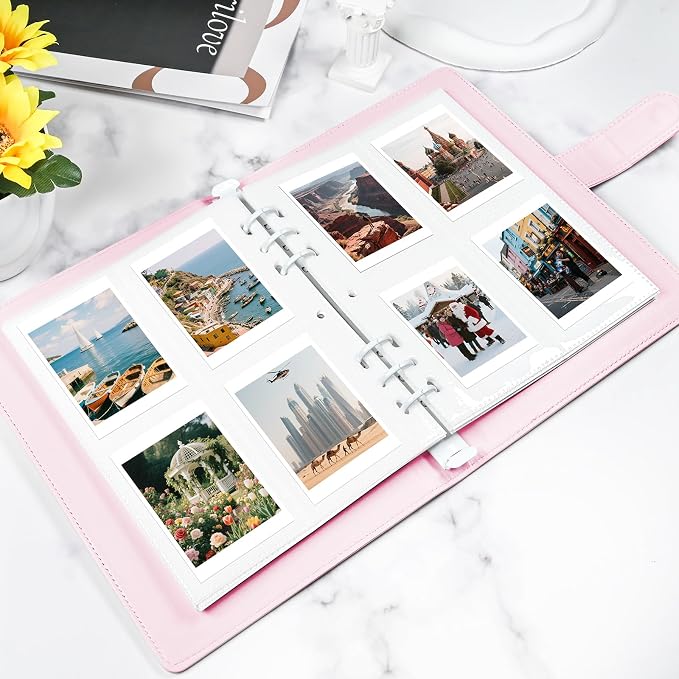 4 Pocket Trading Card Binder Holds 200 Cards, 25 Removable Double-Sided Sleeves - Image 7