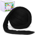 QMNNMA Wool Roving 0.88 lb, Colored Natural Wool Roving by Qmnnma