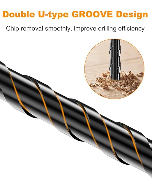 TITGGI 3/16" (10PCS) Masonry Drill Bit Set & Cement Drill Bits, Professional Concrete Drill Bit Set for Glass/Brick/Plastic/Cement/Wood/Tile/Etc, Industrial Strength Carbide Drill Bit Tip