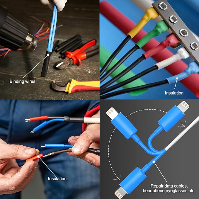 Chanzon 2:1 Ratio - 80Ft Roll - 1-3/16" (30mm) Heat Shrink Tubing 2:1(25M Total Length) Red Polyolefin Sleeving Wrap Shrinking 2 to 1 1pcs