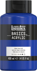 Liquitex BASICS Acrylic Paint, 400ml Bottle, Cobalt Blue Hue by Liquitex