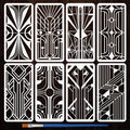 FINGERINSPIRE 8PCS Geometric Modern Decoration Painting Stencil by FINGERINSPIRE