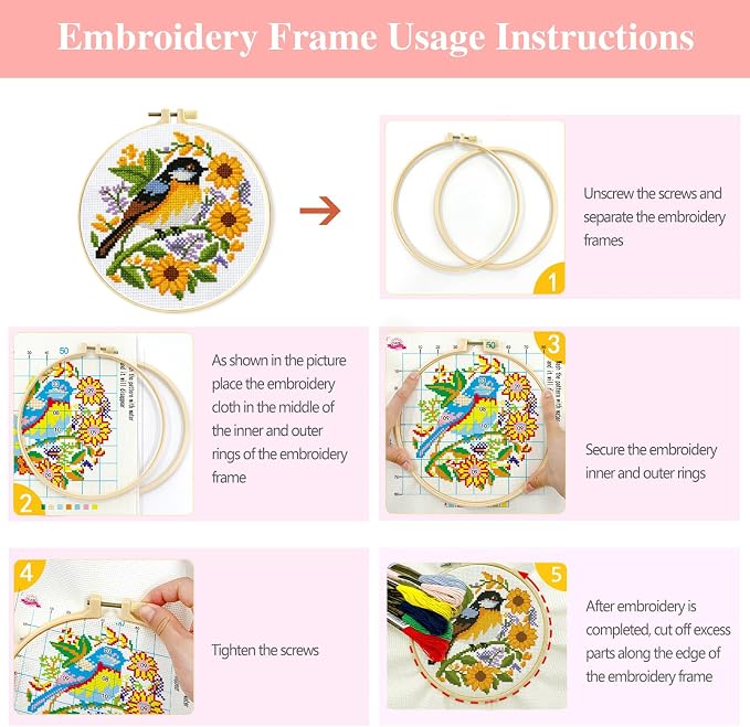 Zhenqing Book Lover's Cross Stitch Kit - Image 6