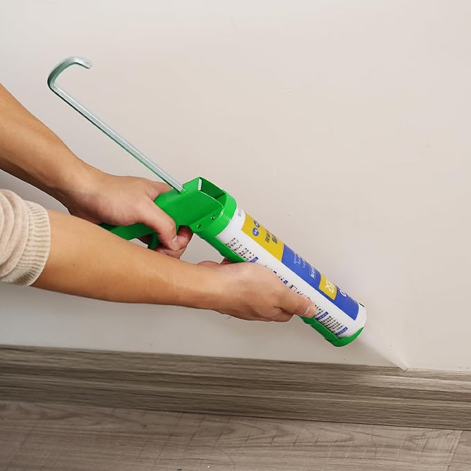 Bates- Caulking Gun, 10:1 Thrust Ratio, Green, Caulking Tool Gun, Caulk Gun No Drip, Hand Caulking Guns, Silicone Gun, Caulking Gun Tool, No Drip Caulk Gun, Caulk Guns, Caulking Gun Dripless